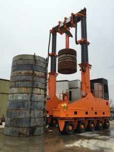 J&R Engineering LIFT-N-LOCK® Transporter - Vertical Cask Transporter Load Test - 7